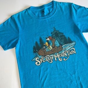 (M) Walt Disney Parks Splash Mountain Official Tee Rare Hard to Find Retro Ride